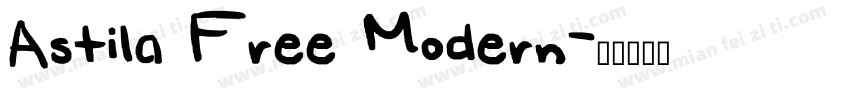 Astila Free Modern字体转换